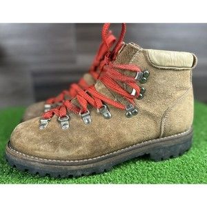 Men's‎ Vintage Mont Blanc Sears Suede Leather Hiking Boot Shoes Sz 7.5 D